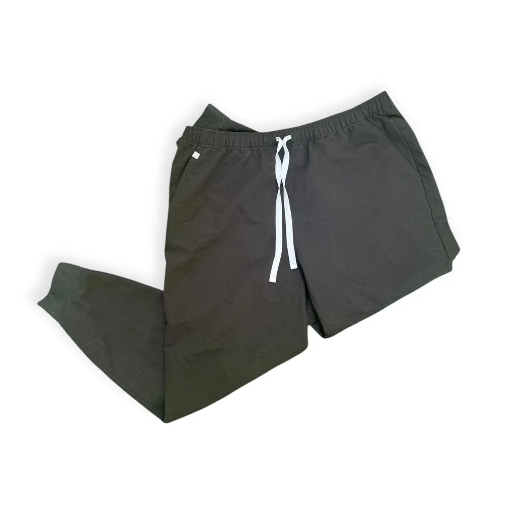 FIGS Black Tansen Technical Collection Jogger Scrub Pants Men XL